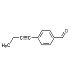 CAS 登录号：652974-14-6， 4-(1-丁炔-1-基)苯甲醛