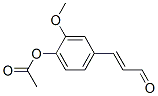 CAS 登录号:65401-83-4, 4-(2-甲酰基乙烯基)-2-甲氧基苯基乙酸酯