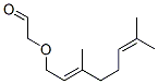 CAS#: 65405-73-4, (E)-[(3,7-Dimethyl-2,6-Octadienyl)Oxy]Acetaldehyde