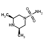 CAS 登录号：654074-62-1， (3R,5S)-3,5-二甲基-1-哌嗪磺酰胺