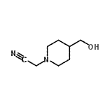 CAS 登录号：654663-53-3， [4-(羟基甲基)-1-哌啶基]乙腈