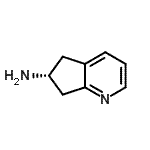 CAS 登录号：654676-30-9， (6R)-6,7-二氢-5H-环戊二烯并[b]吡啶-6-胺