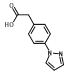 CAS 登录号：65476-24-6， [4-(1H-吡唑-1-基)苯基]乙酸