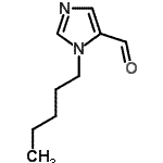 CAS 登录号：655235-90-8， 1-戊基-1H-咪唑-5-甲醛