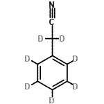 CAS 登录号：65538-26-3， (<sup>2</sup>H<sub>5</sub>)苯基(<sup>2</sup>H<sub>2</sub>)乙腈