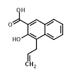 CAS#: 65550-18-7, 4-Allyl-3-hydroxy-2-naphthoic acid