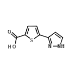 CAS 登录号：656226-63-0， 5-(1H-吡唑-3-基)-2-噻吩羧酸