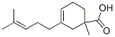 CAS 登录号:65652-27-9, 1-甲基-3-(4-甲基-3-戊烯基)环己-3-烯-1-羧酸