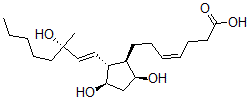 CAS 登录号:65659-61-2, 15(S)-15-甲基delta(4)-前列腺素 F1alpha