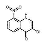CAS#: 65674-04-6, 3-Chloro-8-nitro-4(1H)-quinolinone
