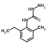 CAS 登录号：656815-71-3， N-(2-乙基-6-甲基苯基)肼基硫代甲酰胺
