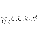 CAS 登录号：65717-88-6， 4-[(3E,7E,11E)-4,8,12-三甲基-14-(2,6,6-三甲基-1-环己烯-1-基)-3,7,11-十四碳三烯-1-基]-2(5H)-呋喃酮
