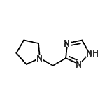 CAS 登录号：657349-21-8， 3-(1-吡咯烷基甲基)-1H-1,2,4-三唑