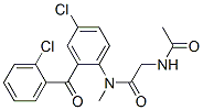 CAS 登录号：65808-66-4， 2-乙酰氨基-N-[4-氯-2-(2-氯苯甲酰基)苯基]-N-甲基-乙酰胺