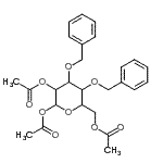 CAS 登录号:65827-57-8, 1,2,6-三-O-乙酰基-3,4-二-O-苄基吡喃己糖