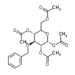 CAS 登录号:65827-58-9, (5Xi)-1,2,4,6-四-O-乙酰基-3-O-苄基-alpha-D-木糖基-吡喃己糖