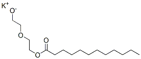 CAS 登录号：65859-46-3， 2-(2-氧代乙氧基)乙基月桂酸钾