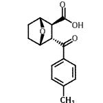 CAS 登录号：658704-71-3， (1R,2S,3S,4S)-3-(4-甲基苯甲酰)-7-氧杂双环[2.2.1]庚烷-2-羧酸