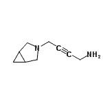 CAS 登录号：659736-77-3， 4-(3-氮杂双环[3.1.0]己-3-基)-2-丁炔-1-胺