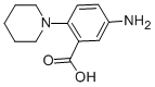 CAS 登录号：65989-46-0， 5-氨基-2-哌啶-1-基-苯甲酸