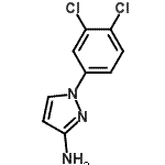 CAS 登录号：66000-43-9， 1-(3,4-二氯苯基)-1H-吡唑-3-胺