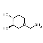 CAS 登录号：660403-83-8， (3R,4R)-1-乙基-3,4-哌啶二醇