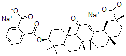 CAS#: 66067-20-7, Glycyrrhetinic Acid 3-O-Hemiphthalate disodium