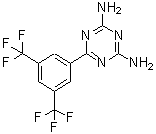 CAS 登录号：66088-50-4， 6-[3,5-二(三氟甲基)苯基]-1,3,5-三嗪-2,4-二胺