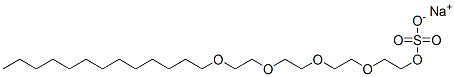 CAS#: 66161-58-8, Sodium 3,6,9,12-Tetraoxapentacosyl Sulphate