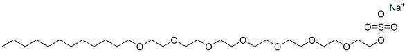 CAS 登录号:66197-75-9, 3,6,9,12,15,18,21-七氧杂三十三烷基硫酸酯钠盐