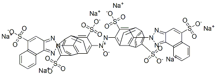 CAS 登录号：66214-50-4， 2,2'-[氧化偶氮基二[(2-磺酸基-4,1-亚苯基)亚乙烯基(3-磺酸基-4,1-亚苯基)]]二[-2H-萘并[1,2-d]三唑-5-磺酸]六钠