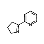 CAS 登录号：66269-78-1， 2-(3,4-二氢-2H-吡咯-5-基)吡啶