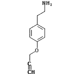 CAS#: 663597-27-1, 2-[4-(2-Propyn-1-yloxy)phenyl]ethanamine
