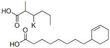 CAS 登录号：66375-37-9， 5-羧基-4-己基环己-2-烯-1-辛酸二钾