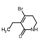 CAS 登录号：663957-56-0， 4-溴-3-乙基-5,6-二氢-2(1H)-吡啶酮