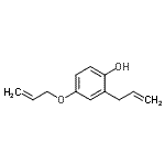 CAS 登录号：664324-38-3， 2-烯丙基-4-(烯丙氧基)苯酚