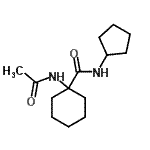 CAS#: 664371-63-5, 1-Acetamido-N-cyclopentylcyclohexanecarboxamide