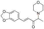 CAS 登录号:66596-43-8, 1-(1,3-苯并二氧戊环-5-基)-4-吗啉基-1-戊烯-3-酮
