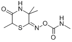 CAS 登录号:66637-26-1, 3,3,6-三甲基-2,5-硫代吗啉二酮2-(O-((甲基氨基)羰基)肟)