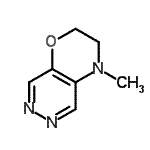 CAS#: 66643-53-6, 4-Methyl-3,4-dihydro-2H-pyridazino[4,5-b][1,4]oxazine