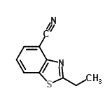 CAS 登录号：666702-48-3， 2-乙基-1,3-苯并噻唑-4-甲腈