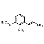 CAS 登录号：666704-26-3， 2-甲氧基-6-[(1E)-1-丙烯-1-基]苯胺