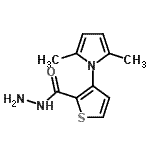 CAS 登录号：666724-62-5， 3-(2,5-二甲基-1H-吡咯-1-基)-2-噻吩甲酰肼