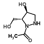 CAS 登录号：666830-94-0， 1-[(4S,5R)-4-羟基-5-(羟基甲基)-1-吡唑烷基]乙酮