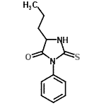 CAS 登录号：66703-27-3， 3-苯基-5-丙基-2-硫代-4-咪唑烷酮
