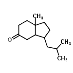 CAS 登录号：66708-27-8， 3-异丁基-7a-甲基八氢-5H-茚-5-酮