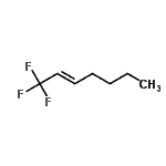 CAS 登录号：66716-12-9， (2E)-1,1,1-三氟-2-庚烯