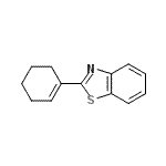 CAS 登录号：66730-34-5， 2-(1-环己烯-1-基)-1,3-苯并噻唑
