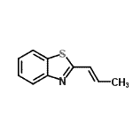 CAS 登录号：66730-41-4， 2-[(1E)-1-丙烯-1-基]-1,3-苯并噻唑