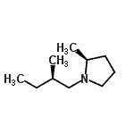 CAS 登录号：667421-01-4， (2S)-2-甲基-1-[(2R)-2-甲基丁基]吡咯烷